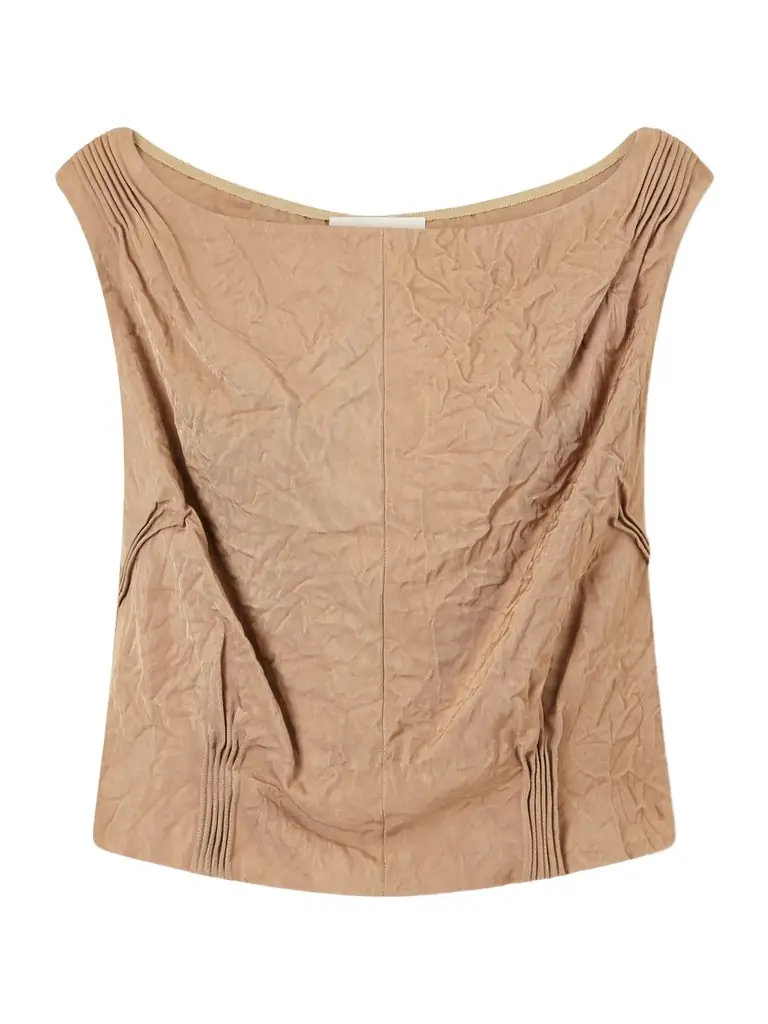 Tory Burch Crinkled-satin Blouse