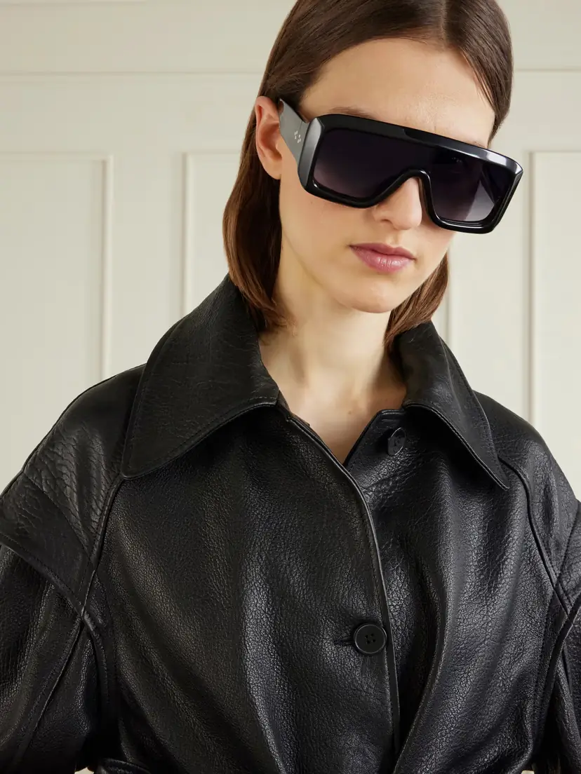 Jacques Marie Mage Pausa Oversized Aviator-style Acetate Sunglasses | Thumbnail 2 Jacques Marie Mage Pausa Oversized Aviator-style Acetate Sunglasses | Thumbnail 2