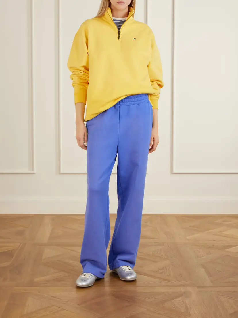 Aimé Leon Dore Logo-embroidered Cotton-jersey Half-zip Sweatshirt | Thumbnail 2 Aimé Leon Dore Logo-embroidered Cotton-jersey Half-zip Sweatshirt | Thumbnail 2