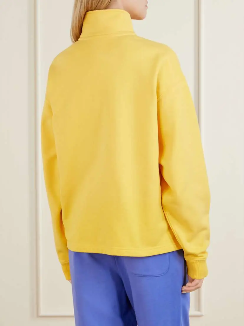 Aimé Leon Dore Logo-embroidered Cotton-jersey Half-zip Sweatshirt | Thumbnail 4 Aimé Leon Dore Logo-embroidered Cotton-jersey Half-zip Sweatshirt | Thumbnail 4