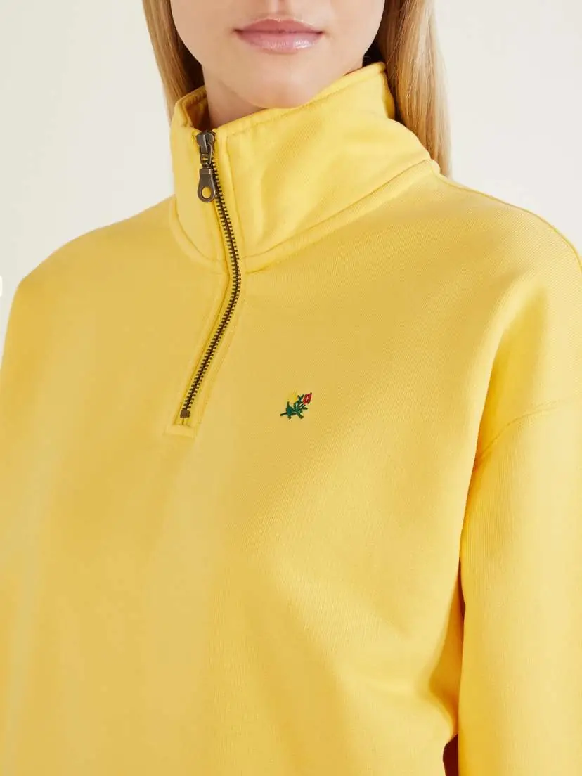 Aimé Leon Dore Logo-embroidered Cotton-jersey Half-zip Sweatshirt | Thumbnail 5 Aimé Leon Dore Logo-embroidered Cotton-jersey Half-zip Sweatshirt | Thumbnail 5