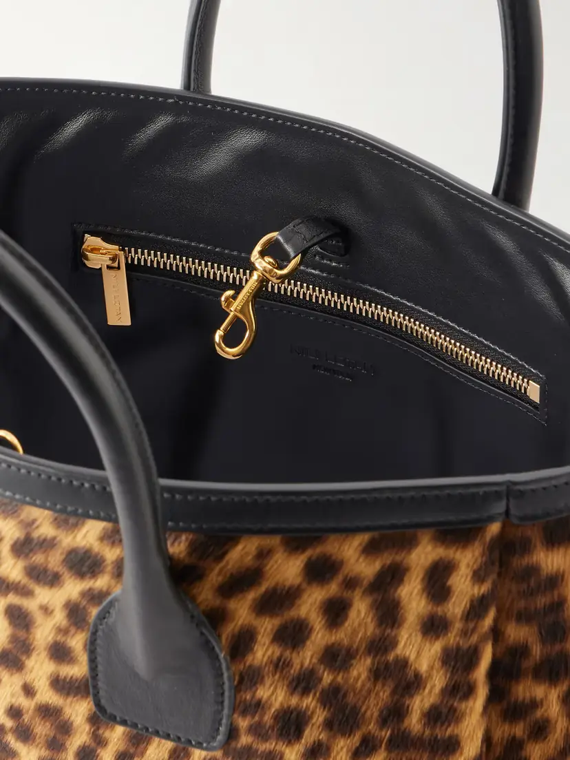 Nili Lotan Freddie Leather-trimmed Animal-print Calf Hair Tote | Thumbnail 6 Nili Lotan Freddie Leather-trimmed Animal-print Calf Hair Tote | Thumbnail 6