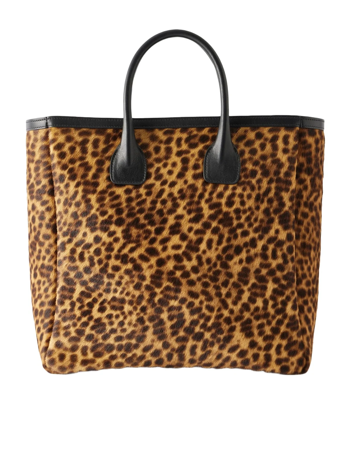 Nili Lotan Freddie Leather-trimmed Animal-print Calf Hair Tote