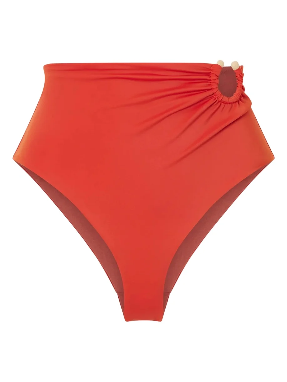 Johanna Ortiz Taita Embellished Bikini Briefs
