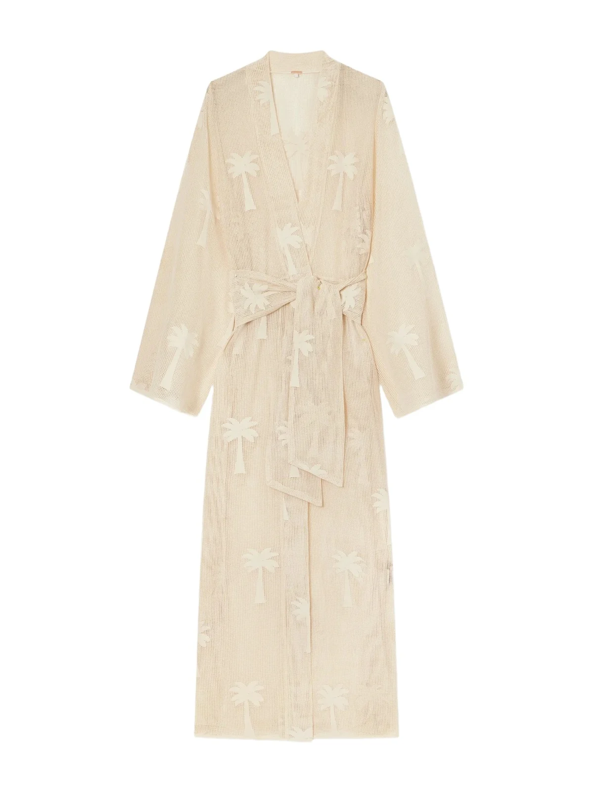 Johanna Ortiz Palm & Soul Printed Cotton-mesh Coverup
