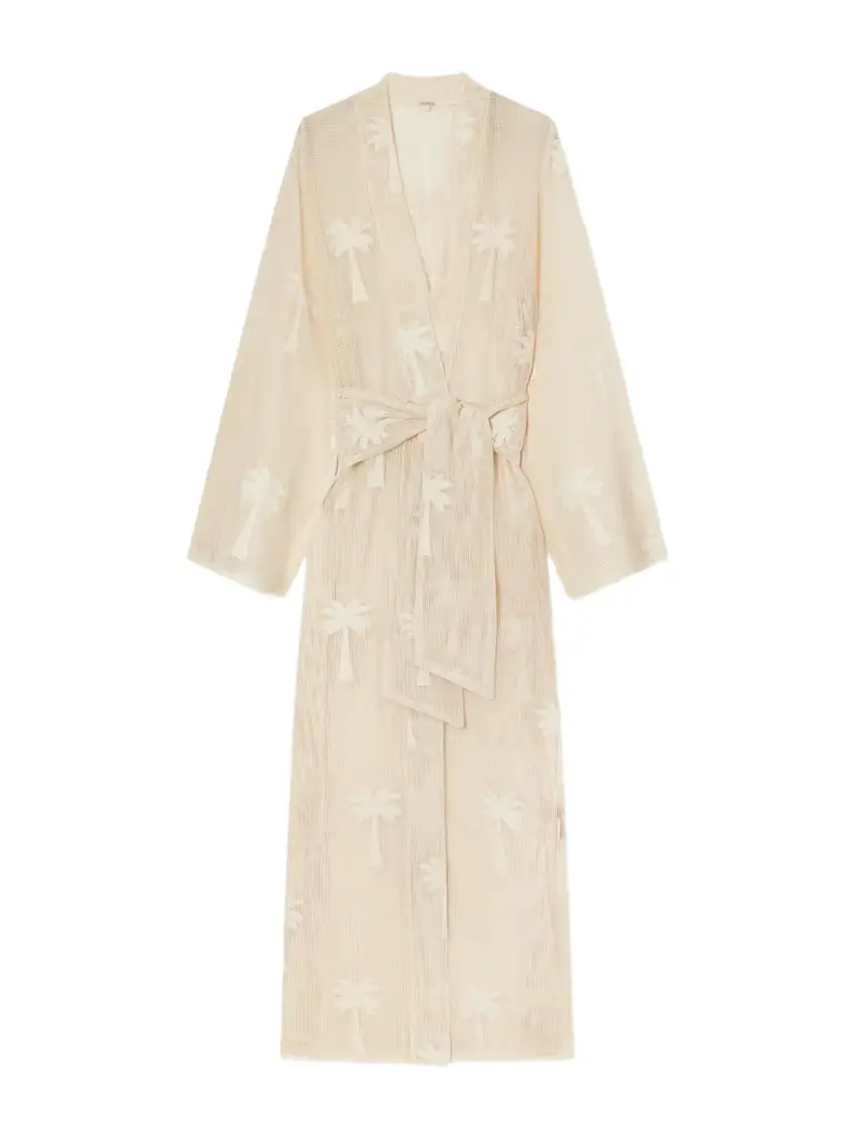 Johanna Ortiz Palm & Soul Printed Cotton-mesh Coverup | Image 1 Johanna Ortiz Palm & Soul Printed Cotton-mesh Coverup | Image 1