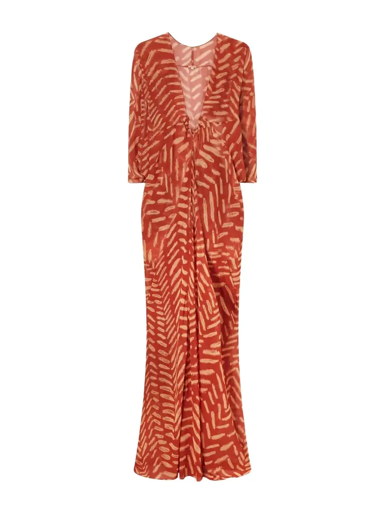 Johanna Ortiz Sensory Tapestry Printed Recycled Georgette Coverup | Image 1 Johanna Ortiz Sensory Tapestry Printed Recycled Georgette Coverup | Image 1