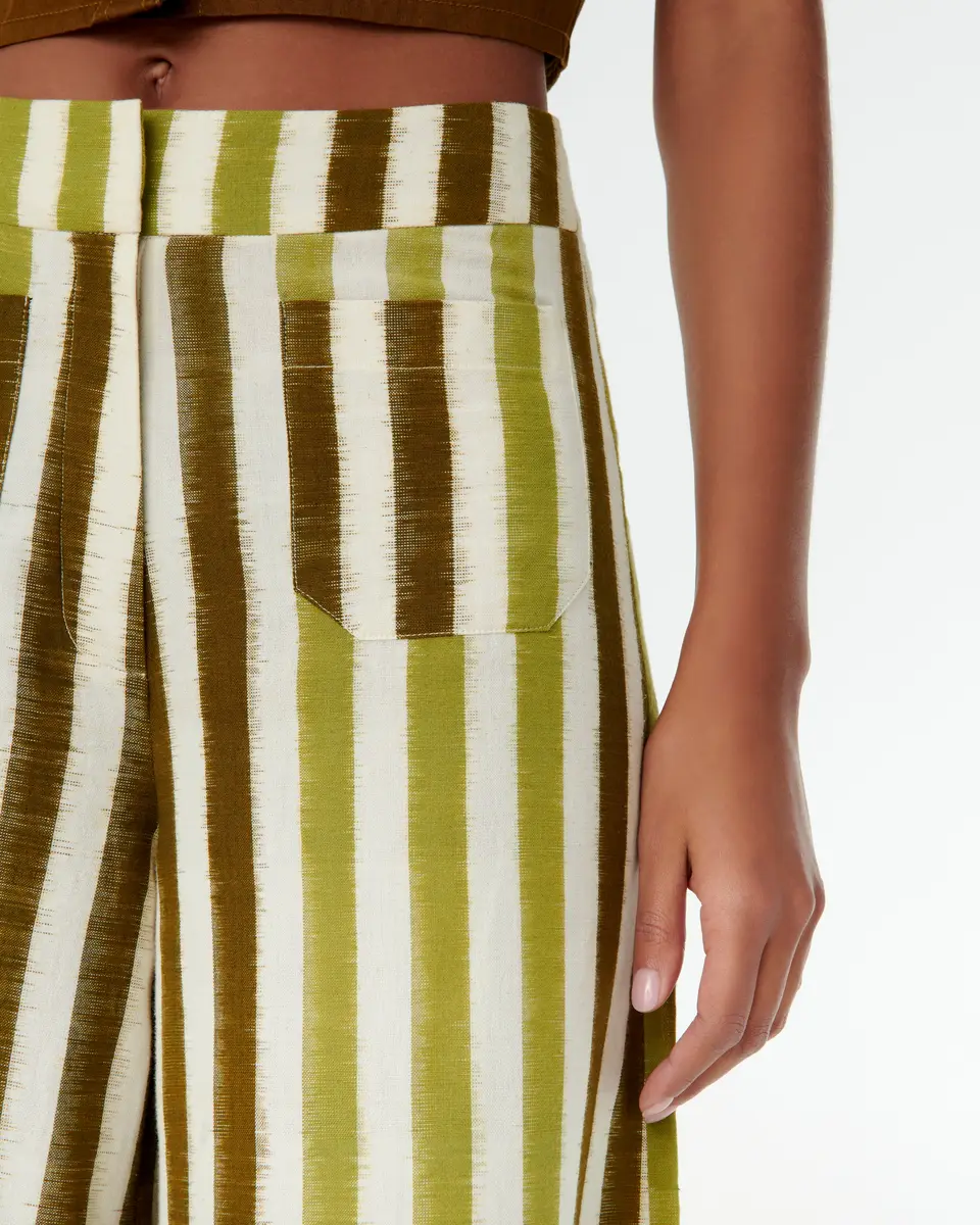 Emporio Sirenuse Adele Trousers in Ikat Stripes | Thumbnail 2
