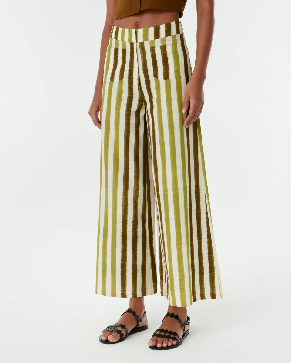 Emporio Sirenuse Adele Trousers in Ikat Stripes | Thumbnail 3