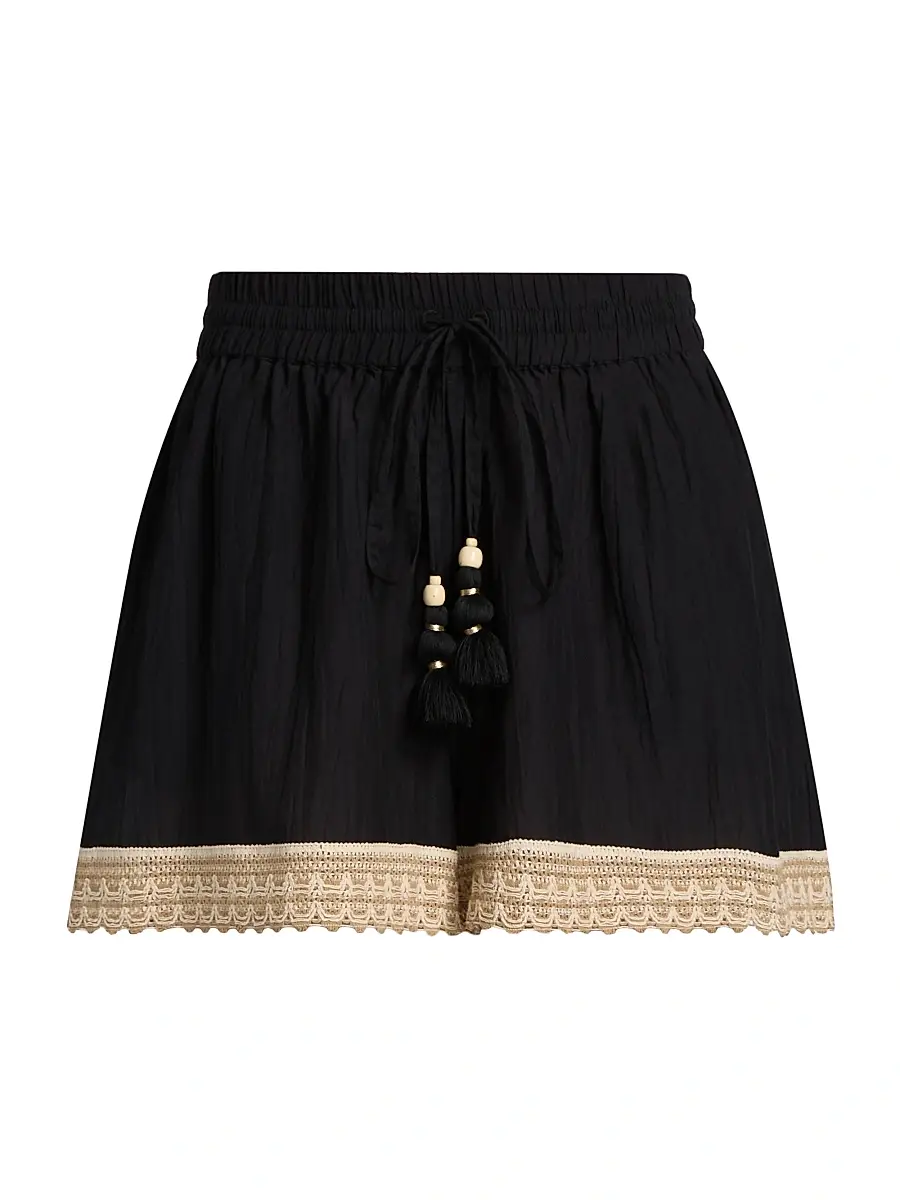 Ramy Brook Women's Adrienne Cotton Cover-Up Shorts