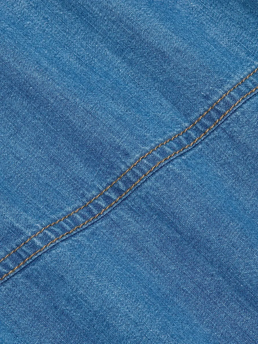 TANYA TAYLOR Women's Hudley Chambray Midi-Skirt | Thumbnail 7 TANYA TAYLOR Women's Hudley Chambray Midi-Skirt | Thumbnail 7
