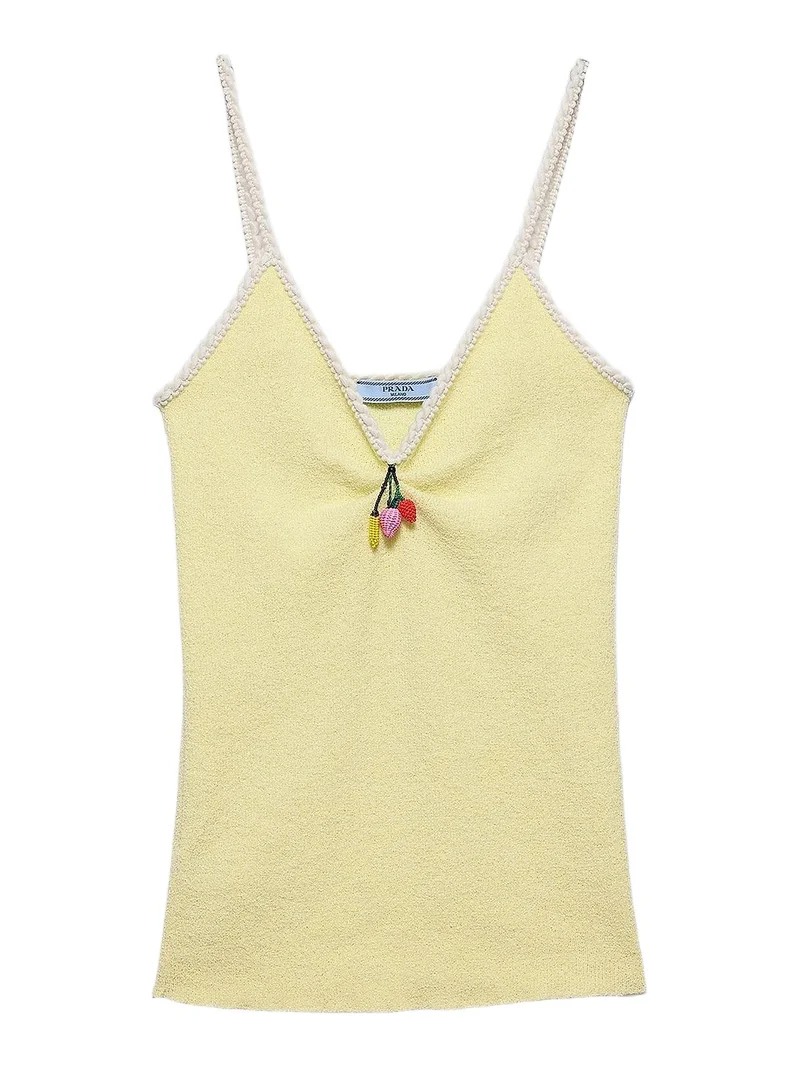 Prada Women's Cotton Bouclé Top