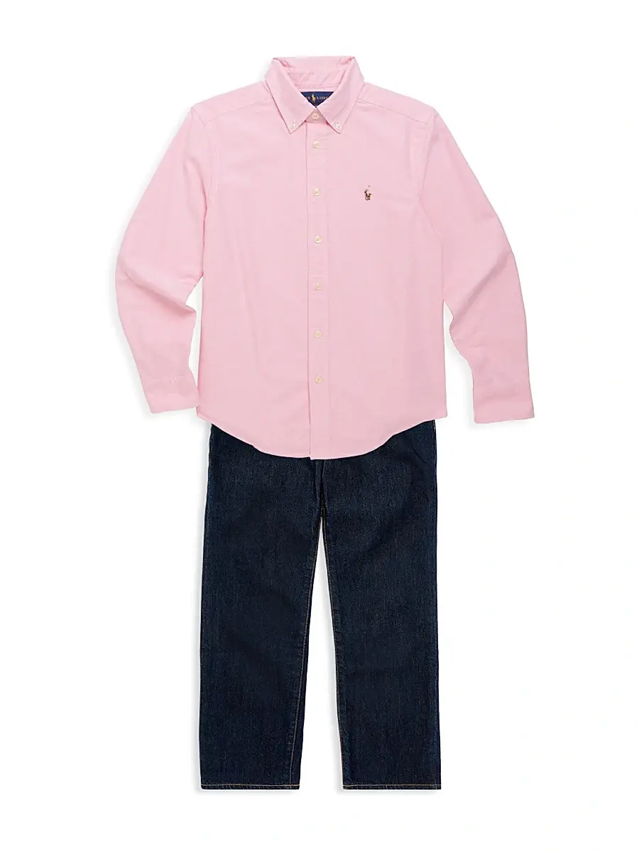 Polo Ralph Lauren Boy's Little Boy's & Boy's Cotton Oxford Sport Shirt | Thumbnail 2
