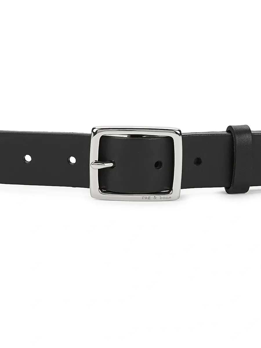 rag & bone Women's Boyfriend Leather Belt | Thumbnail 2 rag & bone Women's Boyfriend Leather Belt | Thumbnail 2