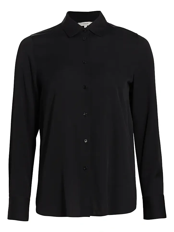 Women's Silk-Blend Slim-Fit Blouse Women's Silk-Blend Slim-Fit Blouse