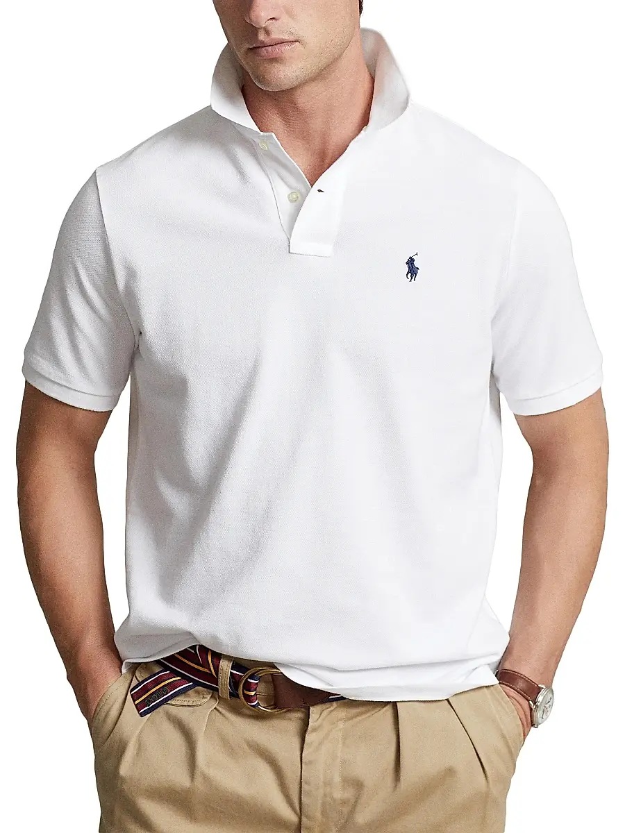 Polo Ralph Lauren Men's Cotton Classic-Fit Polo Shirt | Thumbnail 5 Polo Ralph Lauren Men's Cotton Classic-Fit Polo Shirt | Thumbnail 5