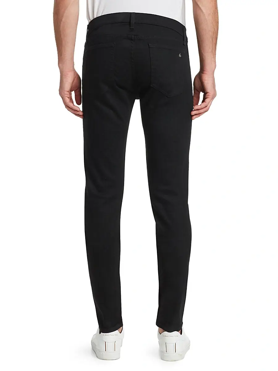 rag & bone Men's Fit 1 Rinse Wash Stretch Extra-Slim Jeans | Thumbnail 4 rag & bone Men's Fit 1 Rinse Wash Stretch Extra-Slim Jeans | Thumbnail 4