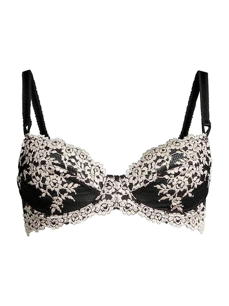 Wacoal Women's Embrace Lace Underwire Bra - Black | Image 1 Wacoal Women's Embrace Lace Underwire Bra - Black | Image 1