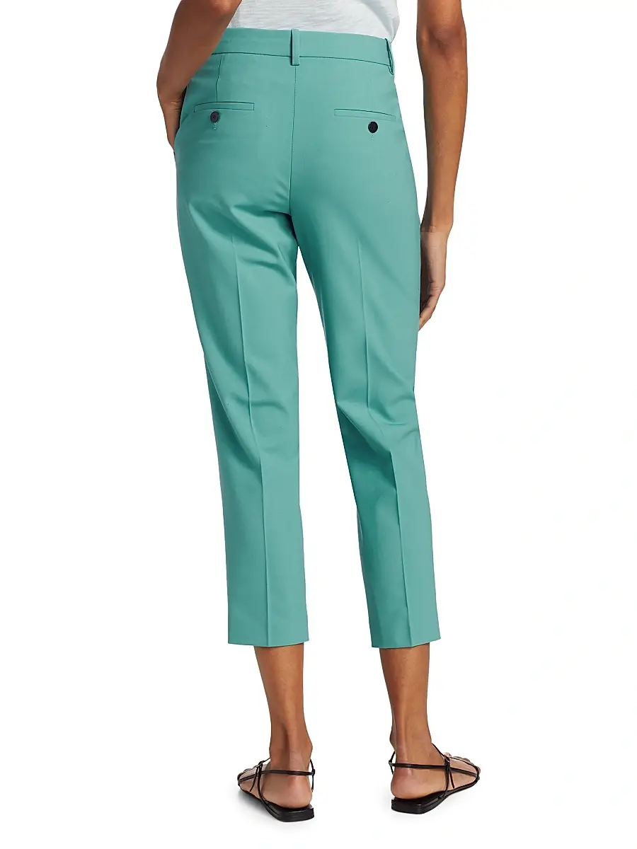 Theory Women's Treeca Skinny-Leg Cropped Classic Suiting Pants | Thumbnail 5 Theory Women's Treeca Skinny-Leg Cropped Classic Suiting Pants | Thumbnail 5