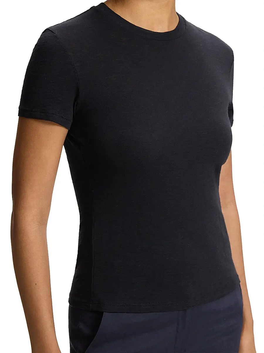 Theory Women's Tiny Tee Fitted Cotton T-Shirt | Thumbnail 6