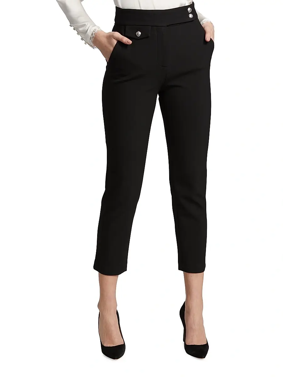 Veronica Beard Women's Renzo Ankle Crop Pants | Thumbnail 3