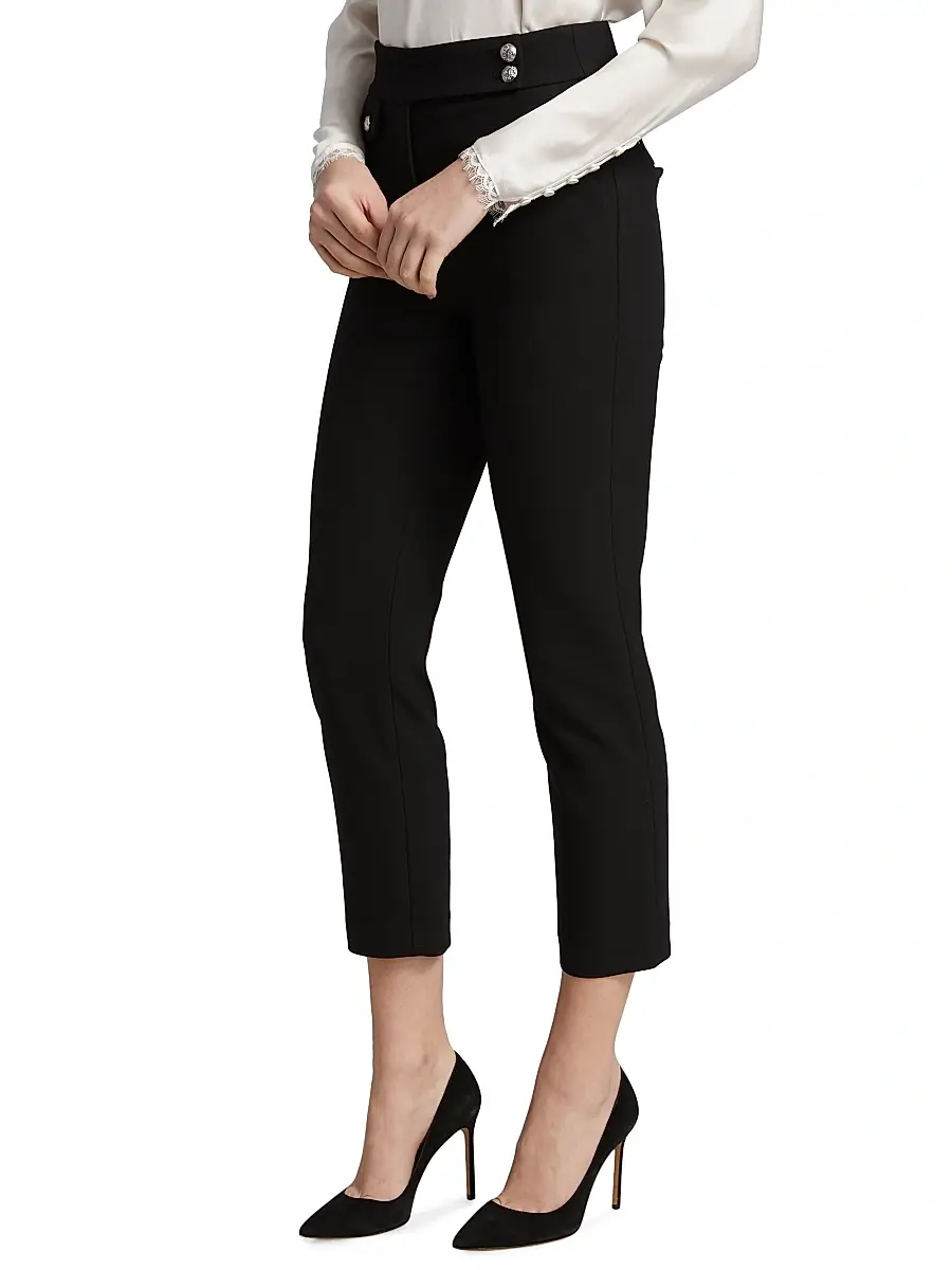 Veronica Beard Women's Renzo Ankle Crop Pants | Thumbnail 4