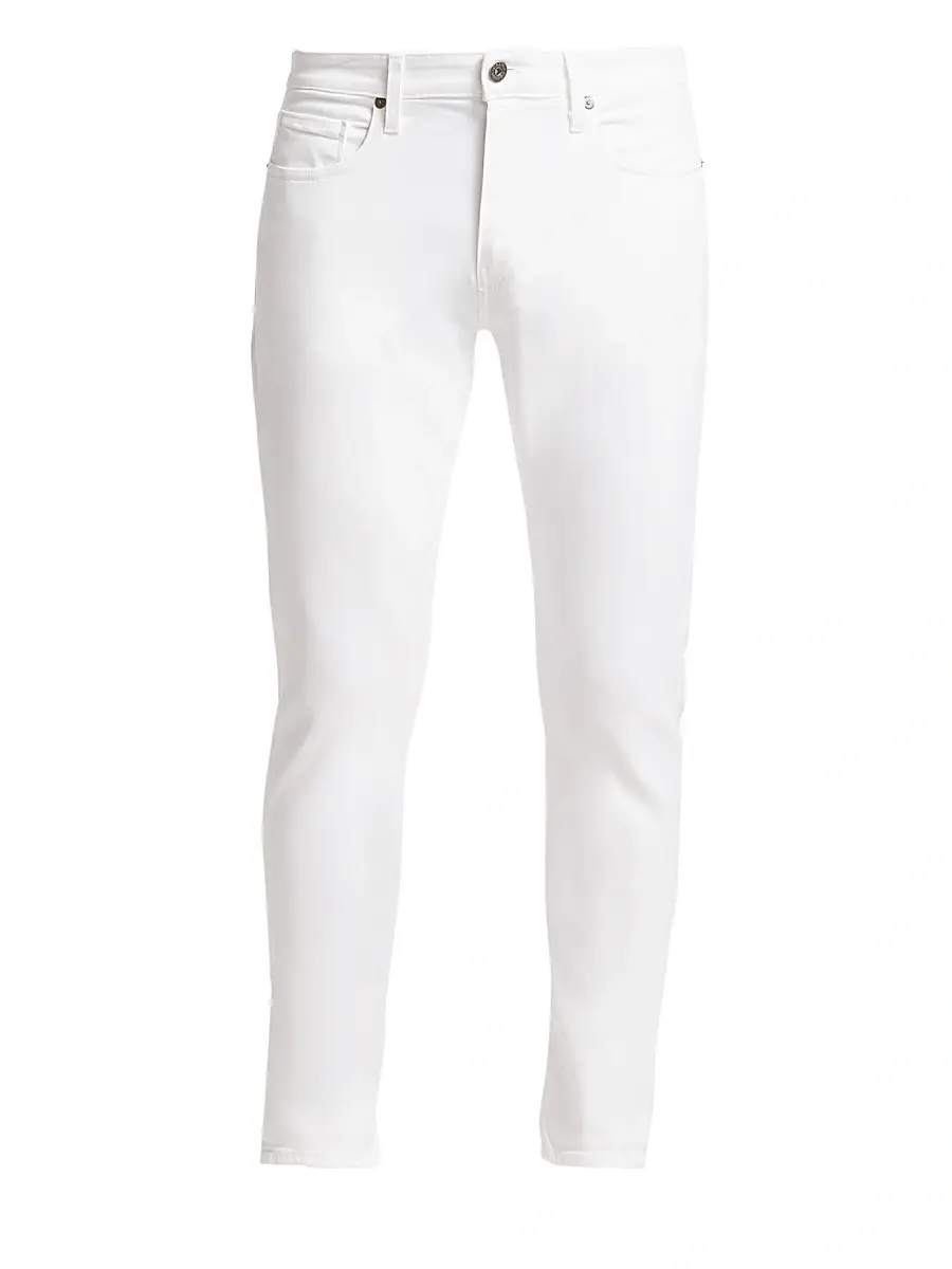 PAIGE Lennox Stretch Slim-Fit Jeans - Ice Cap | Image 1 PAIGE Lennox Stretch Slim-Fit Jeans - Ice Cap | Image 1