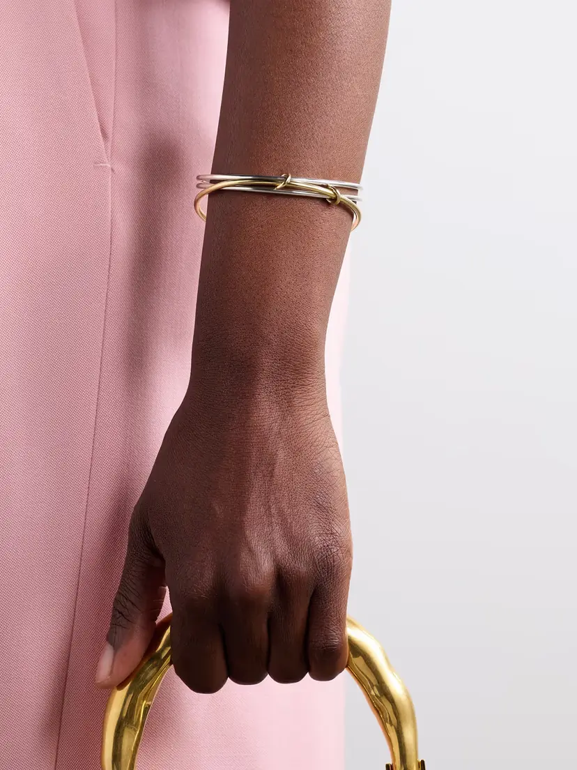 Spinelli Kilcollin Lumin Set Of Three 18-karat Yellow And White Gold Bracelets | Thumbnail 2 Spinelli Kilcollin Lumin Set Of Three 18-karat Yellow And White Gold Bracelets | Thumbnail 2