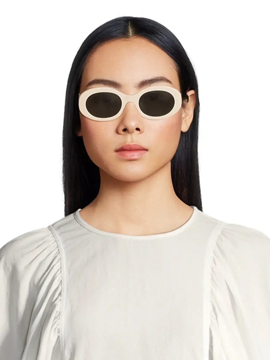 Celine Women's Triomphe 52MM Oval Sunglasses | Thumbnail 2 Celine Women's Triomphe 52MM Oval Sunglasses | Thumbnail 2