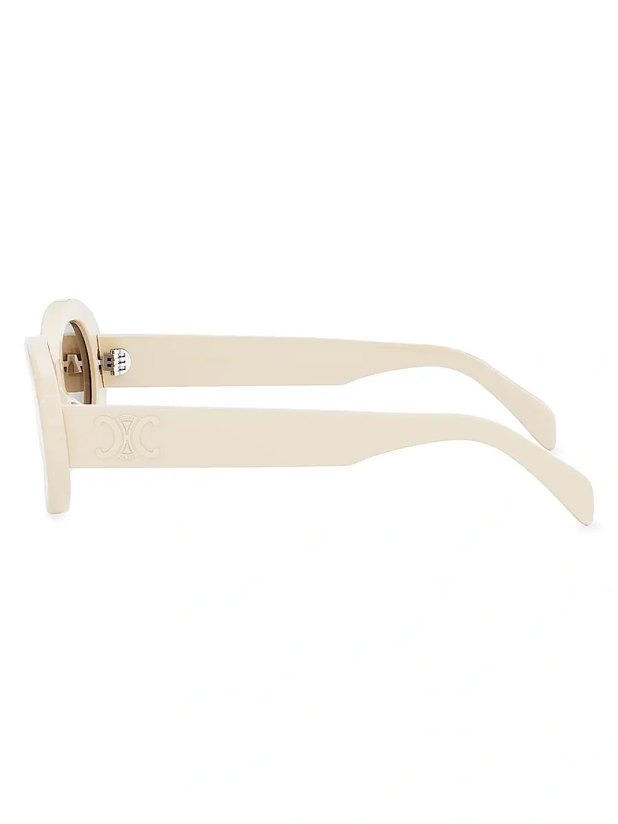 Celine Women's Triomphe 52MM Oval Sunglasses | Thumbnail 5 Celine Women's Triomphe 52MM Oval Sunglasses | Thumbnail 5