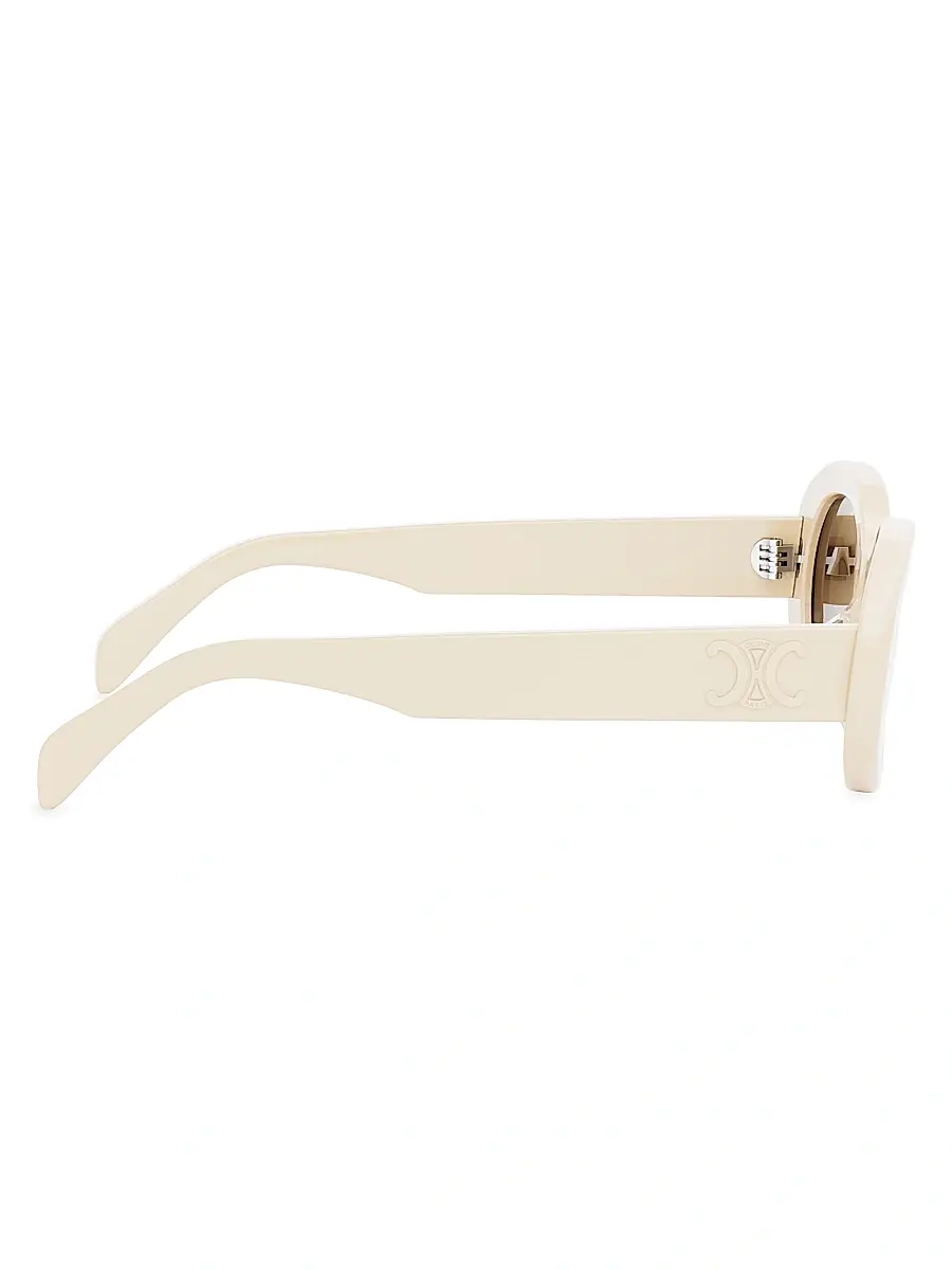 Celine Women's Triomphe 52MM Oval Sunglasses | Thumbnail 9 Celine Women's Triomphe 52MM Oval Sunglasses | Thumbnail 9