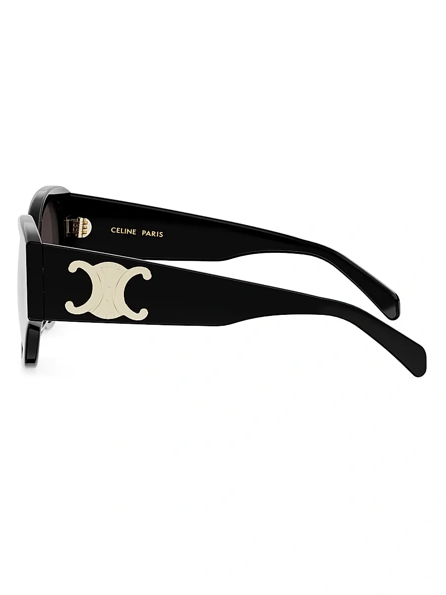 Celine Women's Maxi Triomphe 55MM Butterfly Sunglasses | Thumbnail 3 Celine Women's Maxi Triomphe 55MM Butterfly Sunglasses | Thumbnail 3