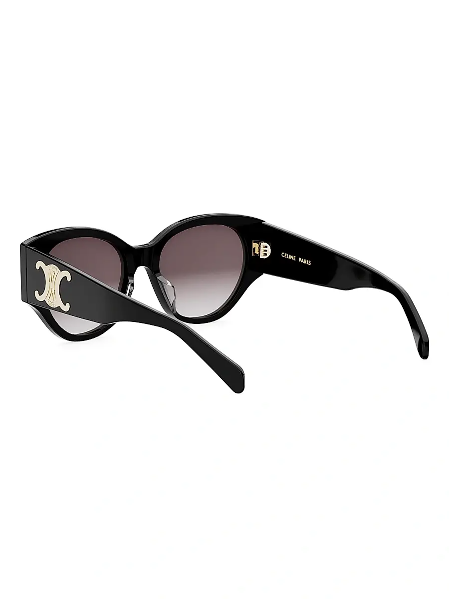Celine Women's Maxi Triomphe 55MM Butterfly Sunglasses | Thumbnail 4 Celine Women's Maxi Triomphe 55MM Butterfly Sunglasses | Thumbnail 4