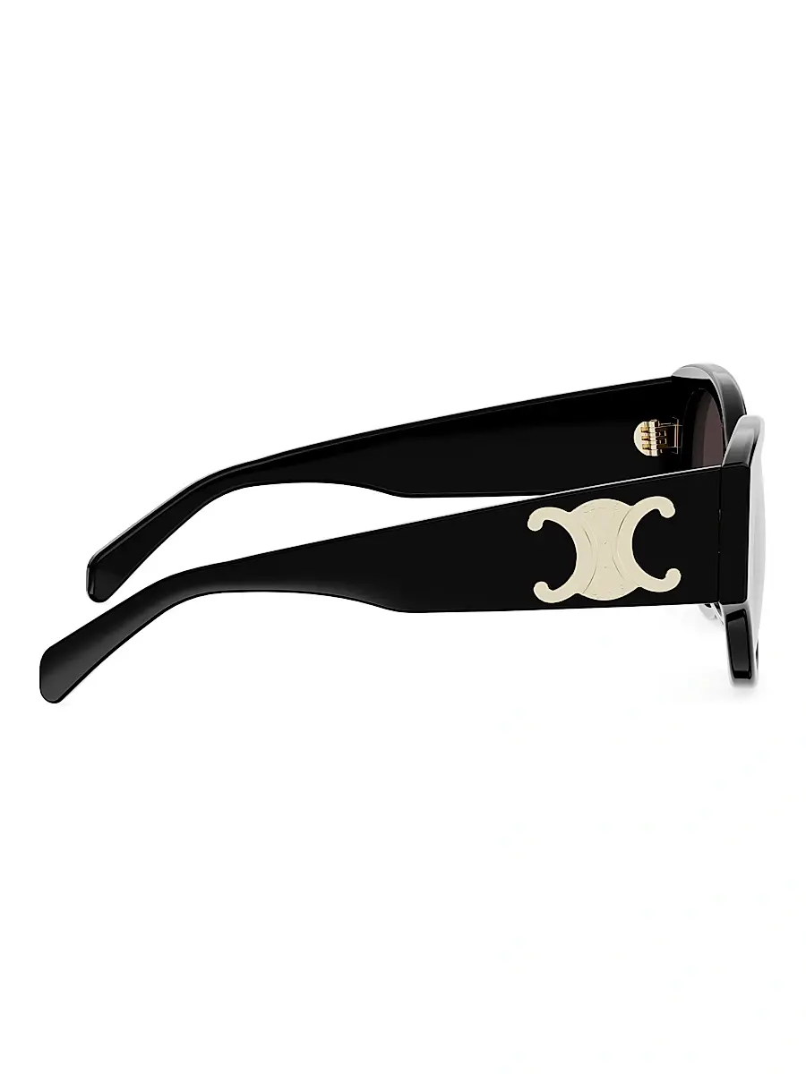 Celine Women's Maxi Triomphe 55MM Butterfly Sunglasses | Thumbnail 7 Celine Women's Maxi Triomphe 55MM Butterfly Sunglasses | Thumbnail 7