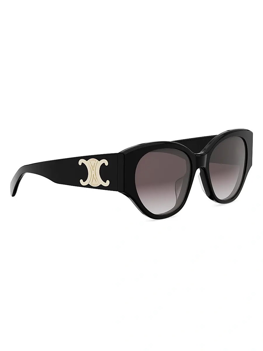 Celine Women's Maxi Triomphe 55MM Butterfly Sunglasses | Thumbnail 8 Celine Women's Maxi Triomphe 55MM Butterfly Sunglasses | Thumbnail 8