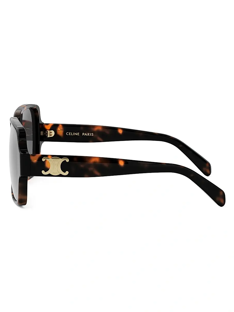 Celine Women's Triomphe 60MM Square Sunglasses | Thumbnail 3