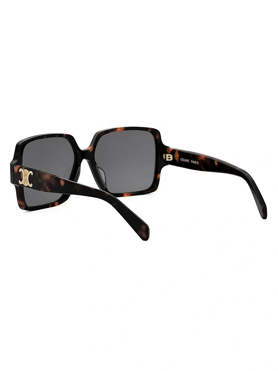 Celine Women's Triomphe 60MM Square Sunglasses | Thumbnail 4