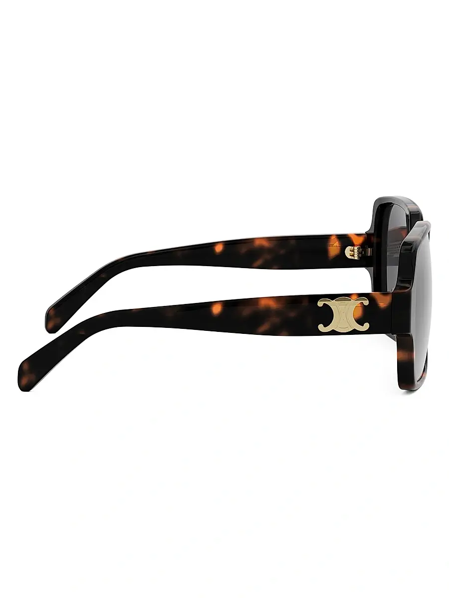 Celine Women's Triomphe 60MM Square Sunglasses | Thumbnail 7