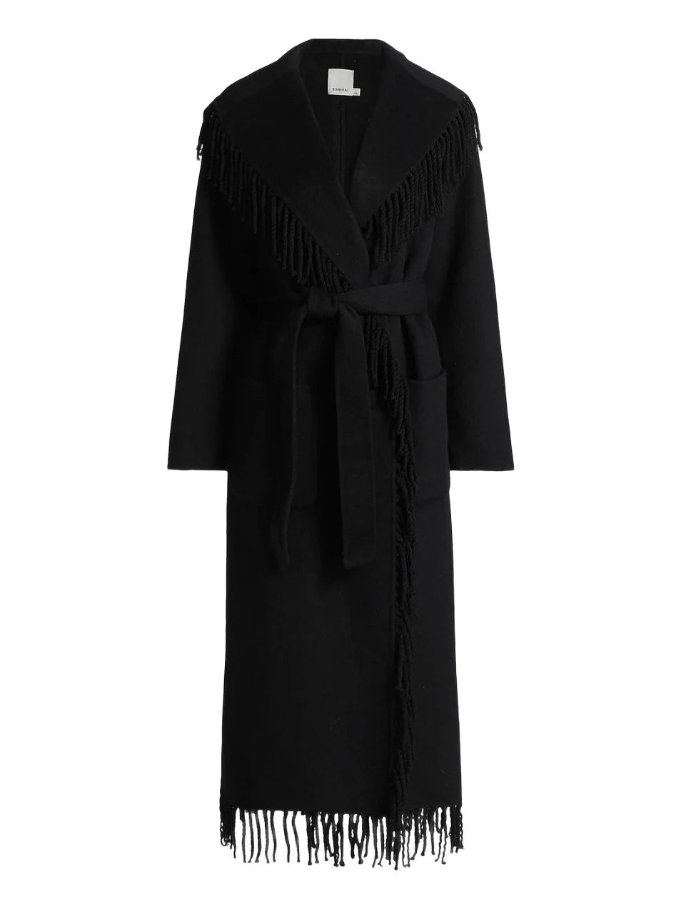 Simkhai Women's Carrie Fringed Wool-Blend Coat