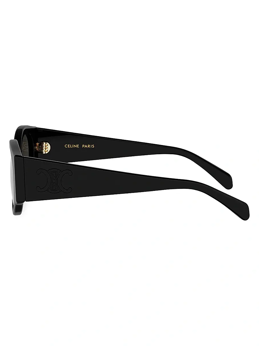 Celine Women's Triomphe Stamp 50MM Round Sunglasses | Thumbnail 3 Celine Women's Triomphe Stamp 50MM Round Sunglasses | Thumbnail 3