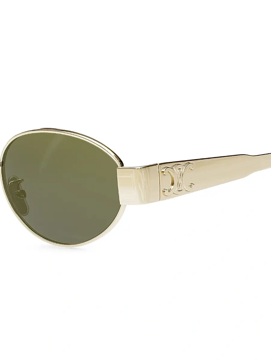 Celine Women's Triomphe 54MM Oval Sunglasses | Thumbnail 4 Celine Women's Triomphe 54MM Oval Sunglasses | Thumbnail 4