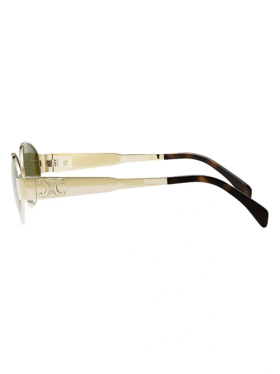 Celine Women's Triomphe 54MM Oval Sunglasses | Thumbnail 5 Celine Women's Triomphe 54MM Oval Sunglasses | Thumbnail 5