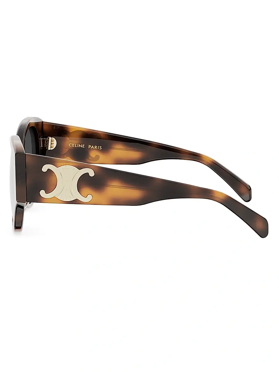 Celine Women's Maxi Triomphe 55MM Butterfly Sunglasses | Thumbnail 3 Celine Women's Maxi Triomphe 55MM Butterfly Sunglasses | Thumbnail 3