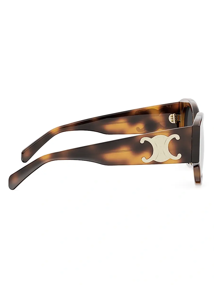 Celine Women's Maxi Triomphe 55MM Butterfly Sunglasses | Thumbnail 7 Celine Women's Maxi Triomphe 55MM Butterfly Sunglasses | Thumbnail 7
