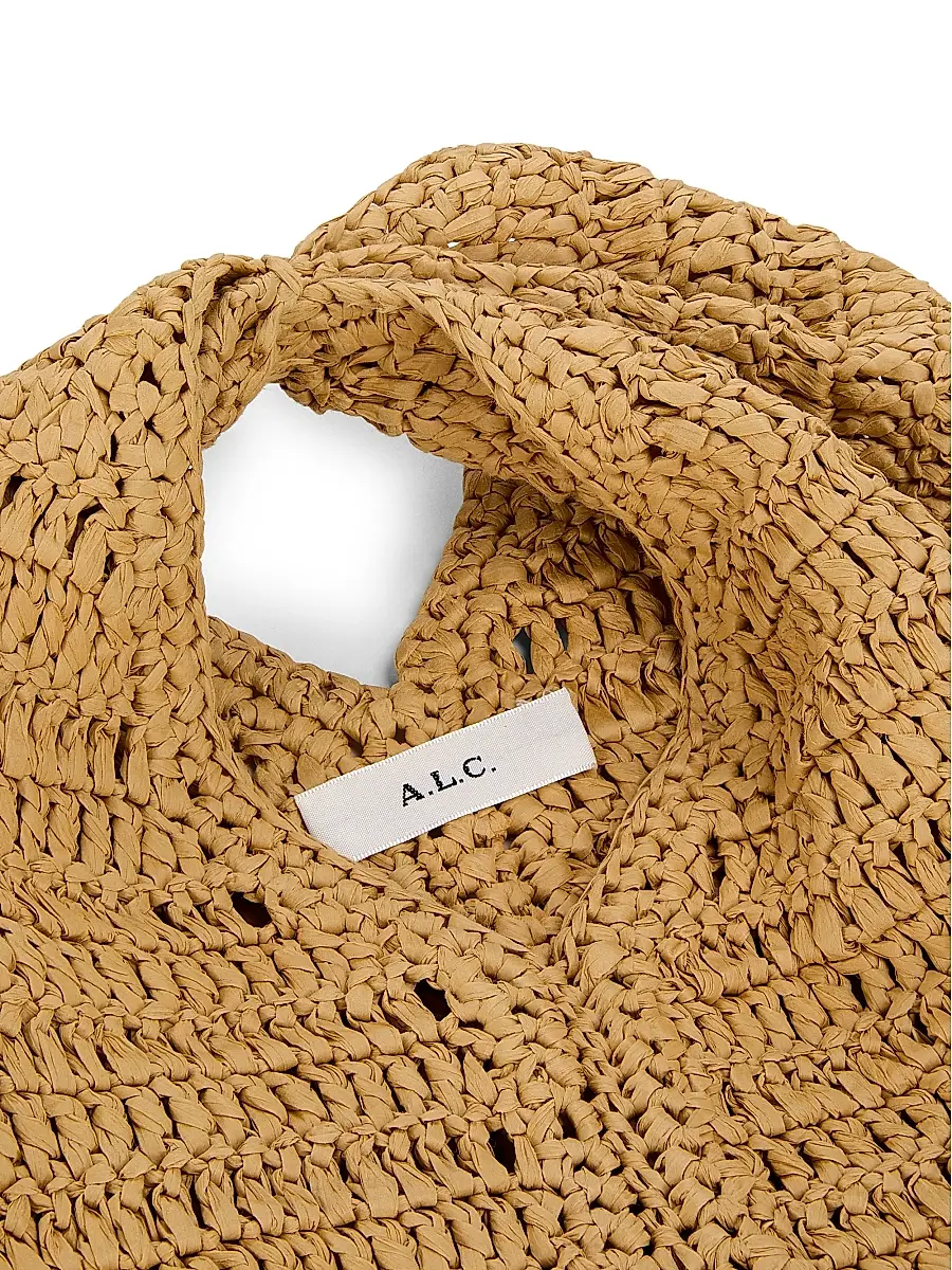 A.L.C. A. L.C. Women's Simone Woven Top Handle Bag | Thumbnail 4 A.L.C. A. L.C. Women's Simone Woven Top Handle Bag | Thumbnail 4