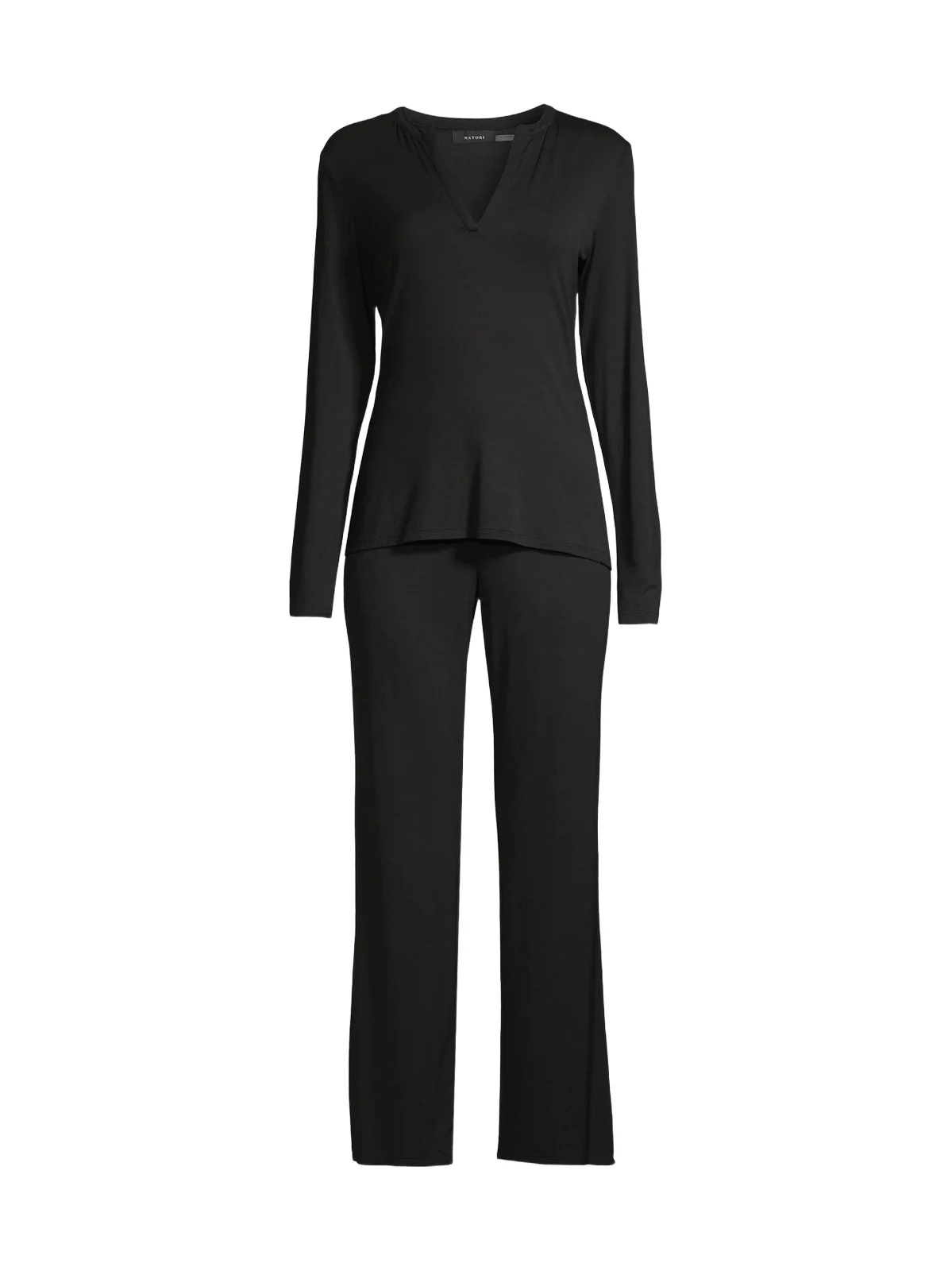 Natori Women's Feathers Elements 2-Piece Jersey Crop Lounge Set