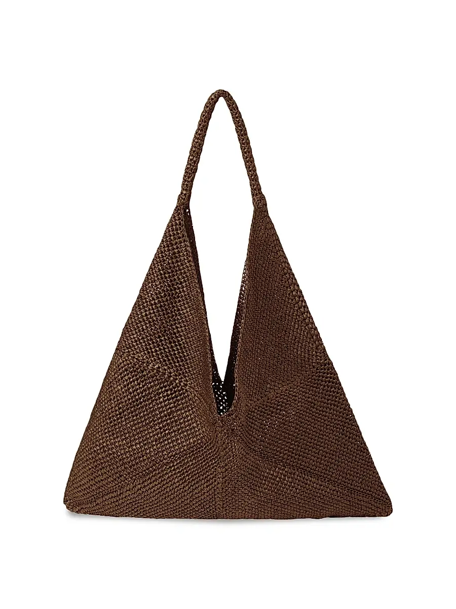 A.L.C. Women's Sid Woven Shoulder Bag - Chocolate | Image 1 A.L.C. Women's Sid Woven Shoulder Bag - Chocolate | Image 1