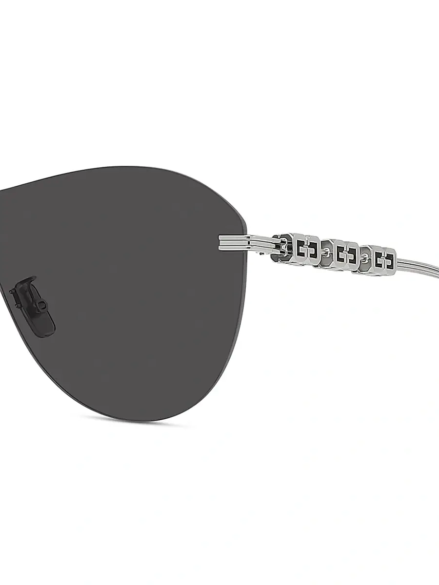 Givenchy Women's Mirrored Shield Sunglasses - Shiny Black | Thumbnail 3 Givenchy Women's Mirrored Shield Sunglasses - Shiny Black | Thumbnail 3