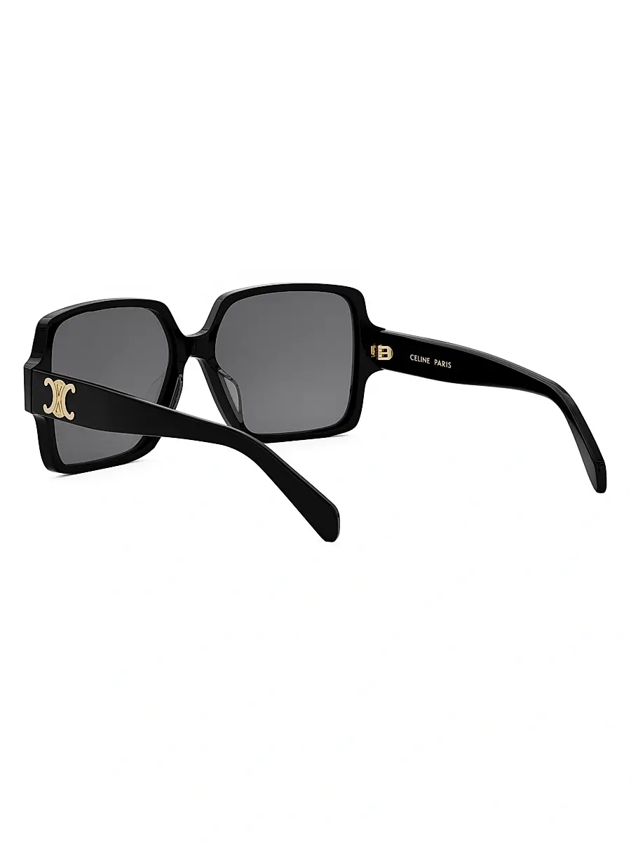 Celine Women's Triomphe 60MM Square Sunglasses | Thumbnail 4 Celine Women's Triomphe 60MM Square Sunglasses | Thumbnail 4