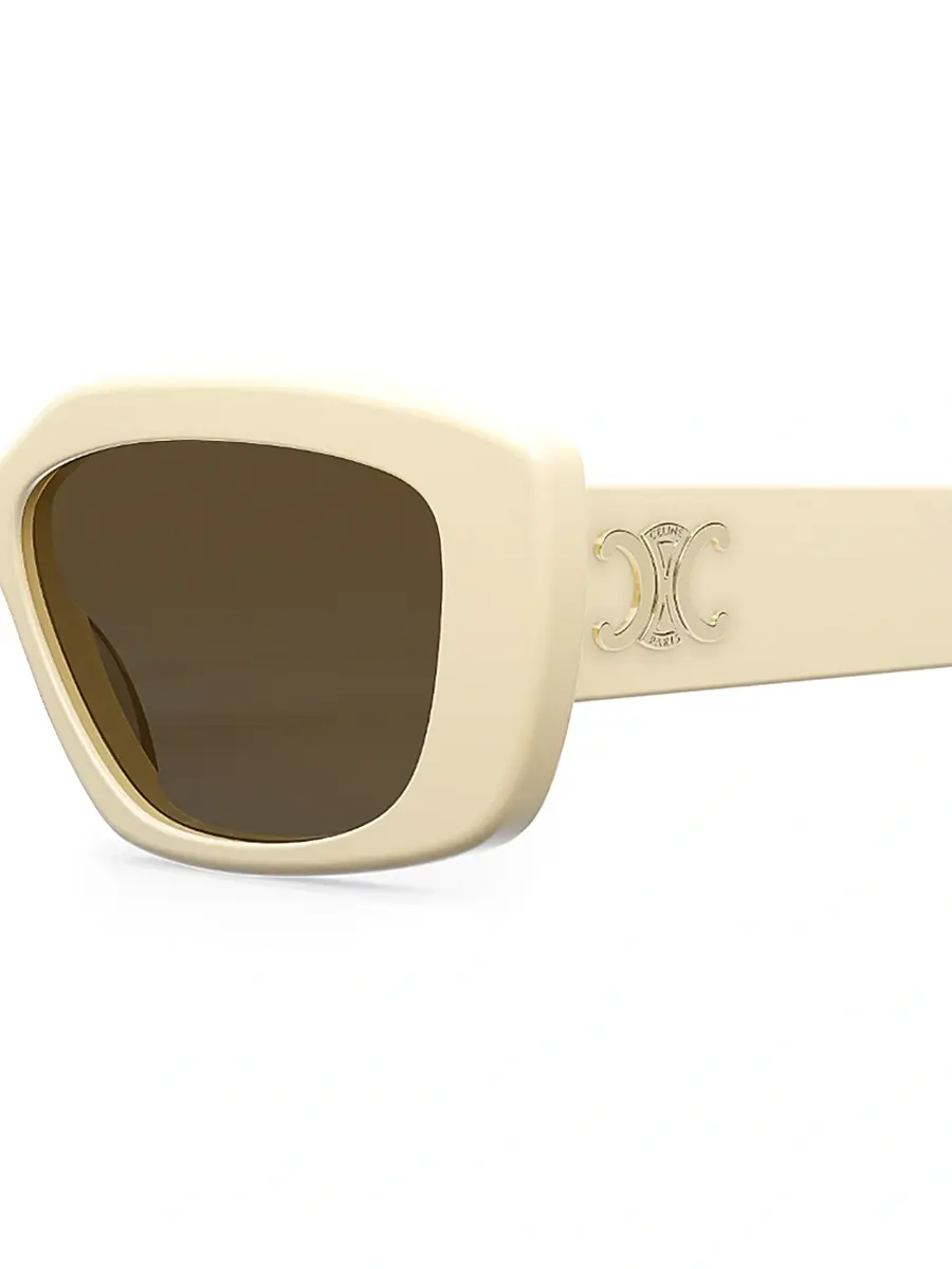 Celine Women's Triomphe 55MM Rectangular Sunglasses | Thumbnail 3 Celine Women's Triomphe 55MM Rectangular Sunglasses | Thumbnail 3